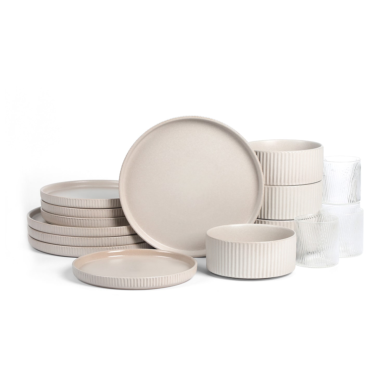 Stone + Lain Haven -pc. Stoneware Dinnerware Set