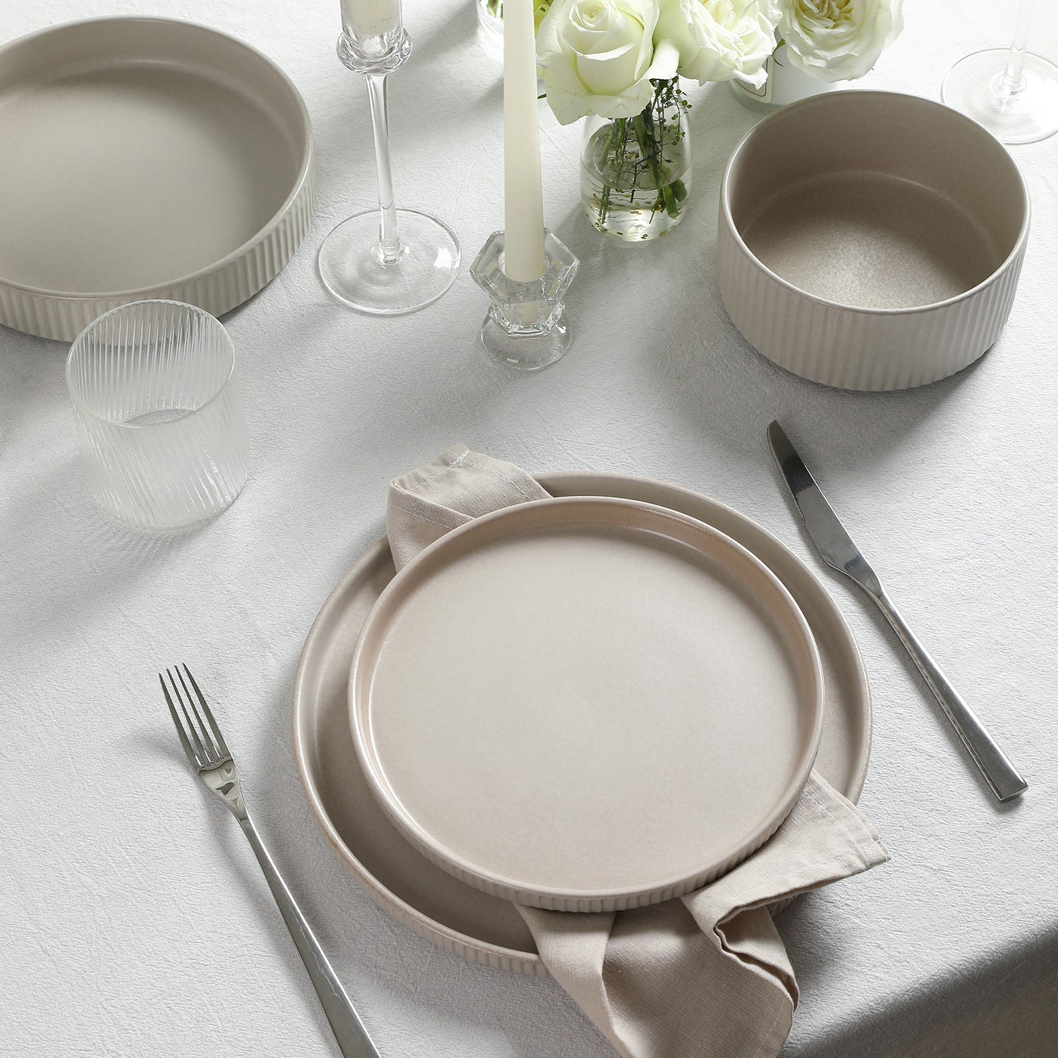 Stone + Lain Haven -pc. Stoneware Dinnerware Set