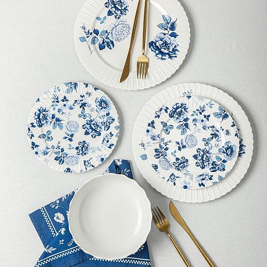 Stone + Lain Fiore 4-pc. Bone China Dinner Plate