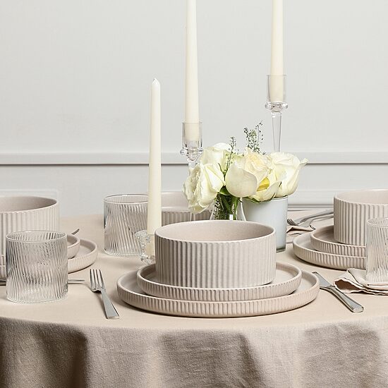Stone + Lain Haven 16-pc. Stoneware Dinnerware Set