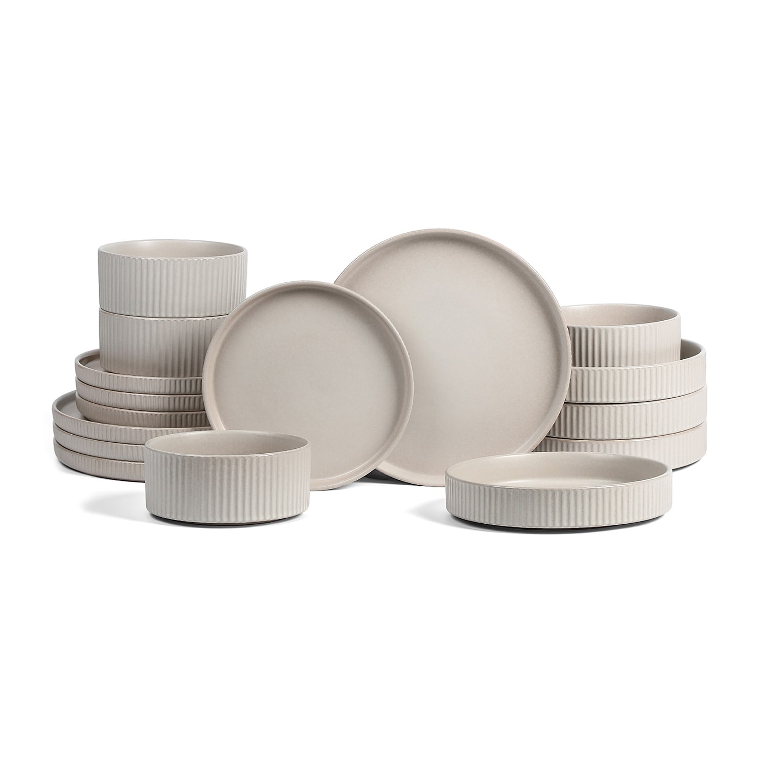 Stone + Lain Haven 16-pc. Stoneware Dinnerware Set