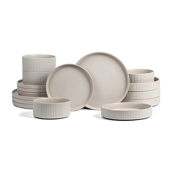 Stone + Lain Haven 16-pc. Stoneware Dinnerware Set