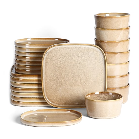 Stone + Lain Cairo 24-pc. Stoneware Dinnerware Set