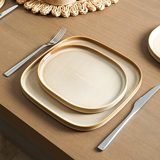 Stone + Lain Cairo 24-pc. Stoneware Dinnerware Set