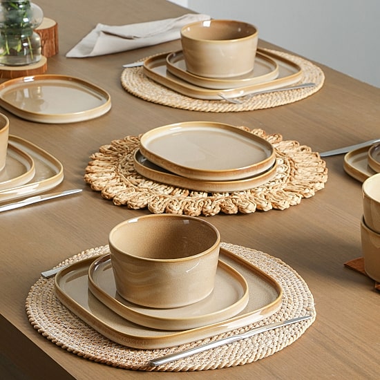 Stone + Lain Cairo 24-pc. Stoneware Dinnerware Set