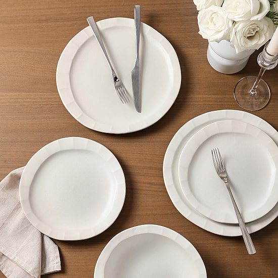 Stone + Lain Oasis 4-pc. Stoneware Dinnerware Set