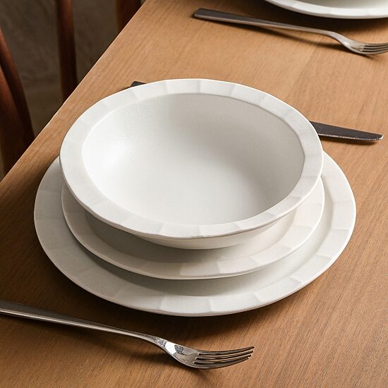 Stone + Lain Oasis 4-pc. Stoneware Dinnerware Set