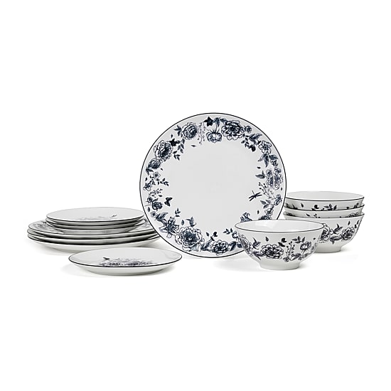 Stone + Lain Esme 12-pc. Porcelain Dinnerware Set
