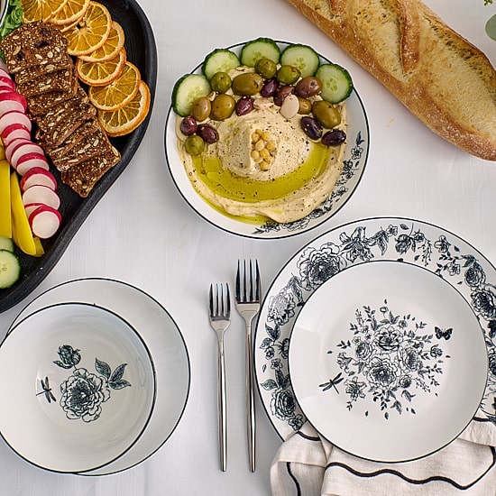 Stone + Lain Esme 12-pc. Porcelain Dinnerware Set