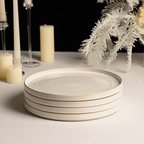 Stone + Lain Claire 8-pc. Stoneware Dinner Plate