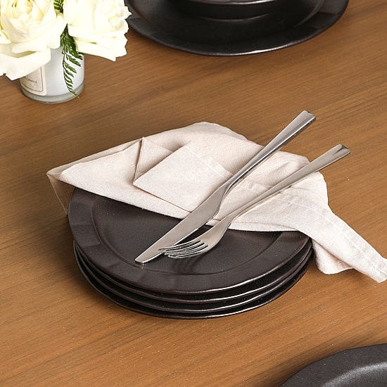 Stone + Lain Oasis 8-pc. Stoneware Dinner Plate