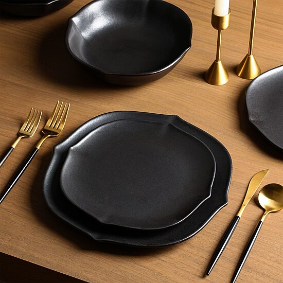 Stone + Lain Baskerville 24-pc. Stoneware Dinnerware Set
