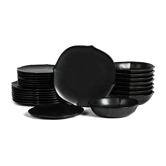 Stone + Lain Baskerville 24-pc. Stoneware Dinnerware Set