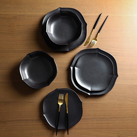 Stone + Lain Baskerville 24-pc. Stoneware Dinnerware Set