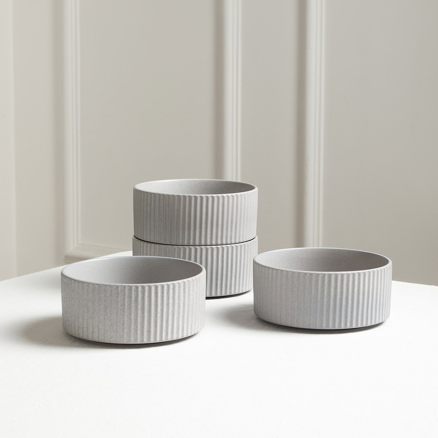 Stone + Lain Haven 4-pc. Stoneware Cereal Bowl