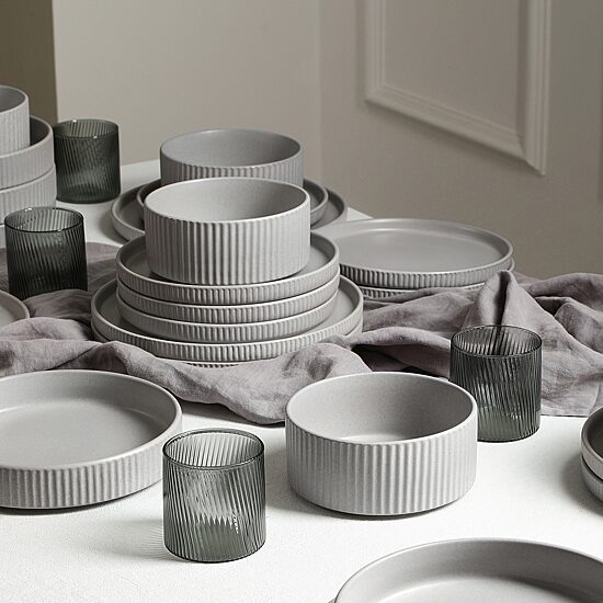 Stone + Lain Haven 4-pc. Stoneware Cereal Bowl