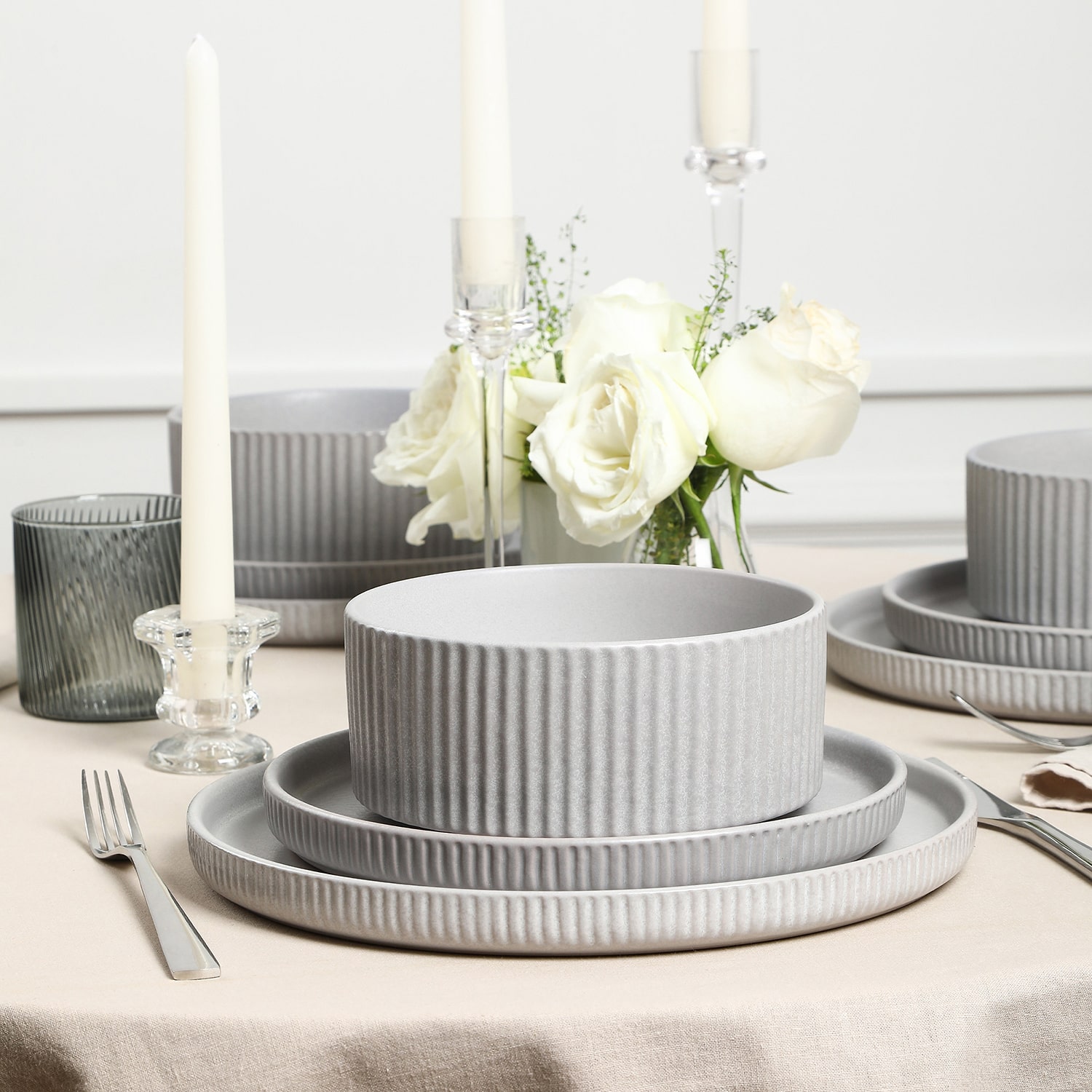 Stone + Lain Haven 4-pc. Stoneware Cereal Bowl