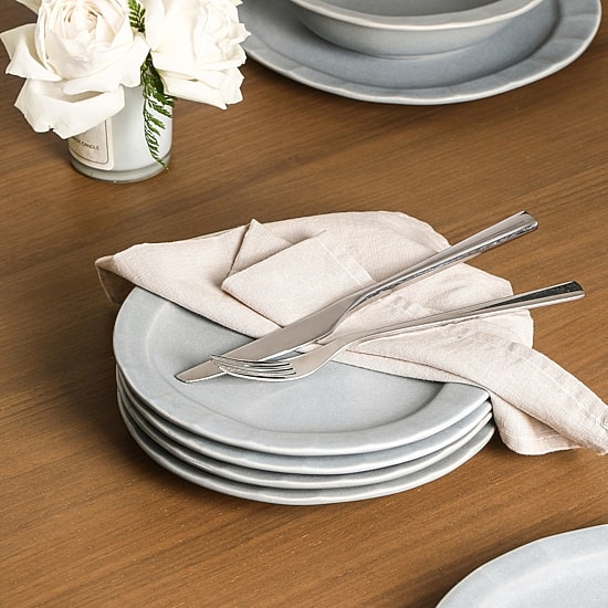 Stone + Lain Oasis 4-pc. Stoneware Dinner Plate