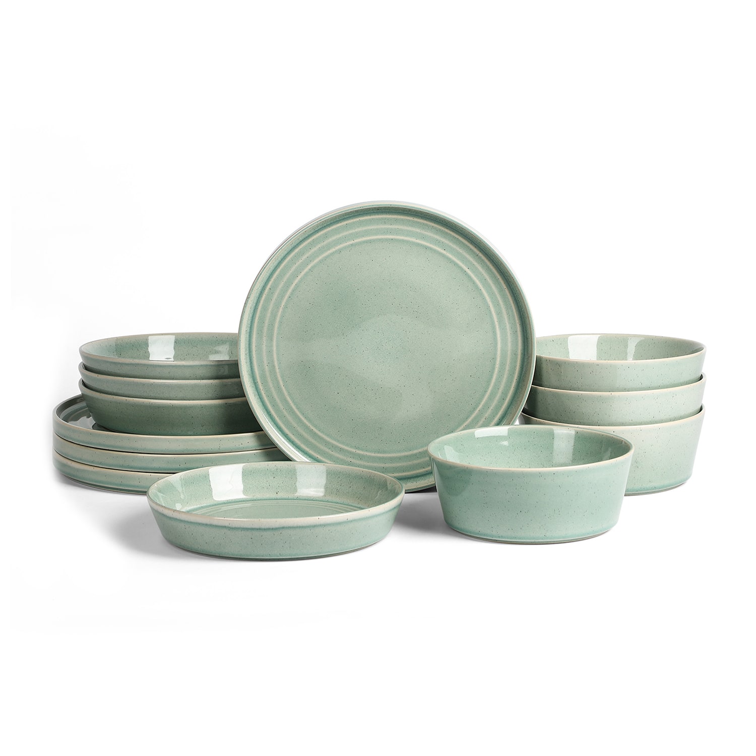 Stone + Lain Claire 16-pc. Stoneware Dinnerware Set