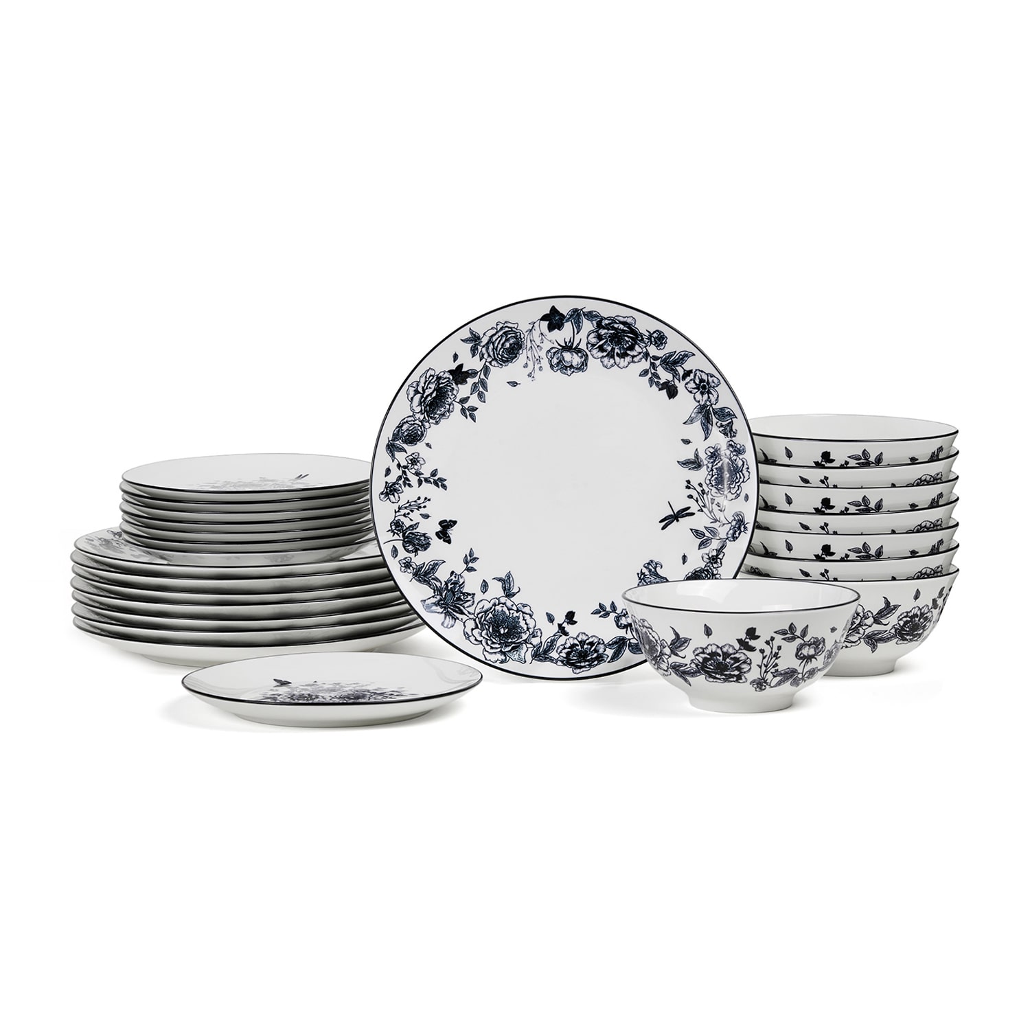 Stone + Lain Esme 24-pc. Porcelain Dinnerware Set