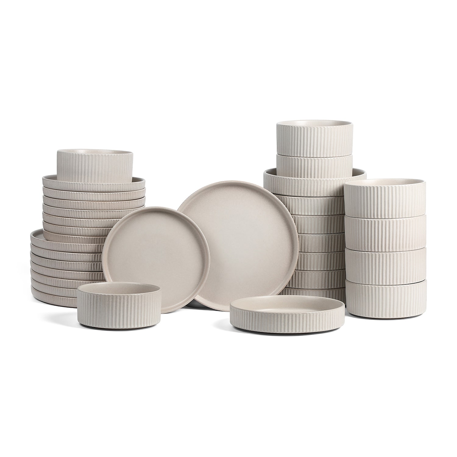 Stone + Lain Haven 32-pc. Stoneware Dinnerware Set