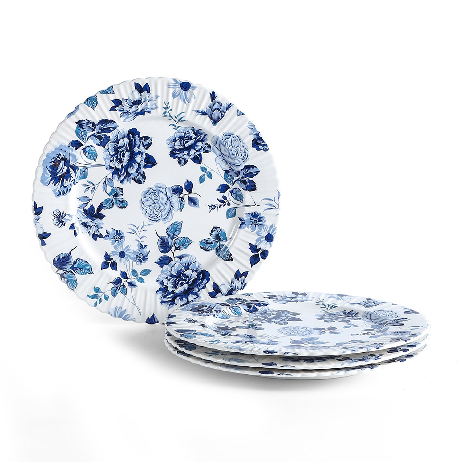 Stone + Lain Fiore 4-pc. Bone China Salad Plate