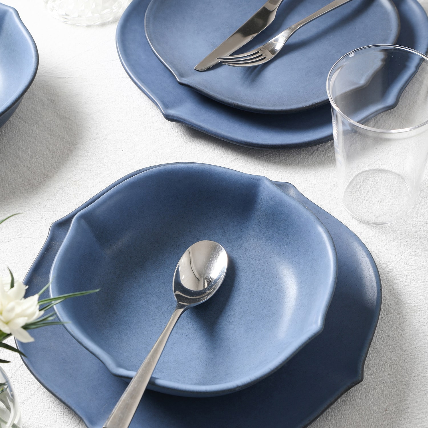 Stone + Lain Baskerville 16-pc. Stoneware Dinnerware Set