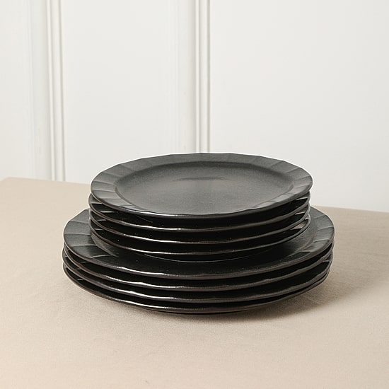 Stone + Lain Oasis 24-pc. Stoneware Dinnerware Set