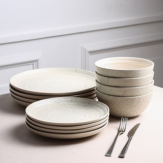 Stone + Lain Dua 4-pc. Stoneware Dinner Plate