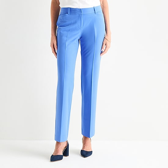 Liz Claiborne Audra Womens Straight Mid Rise Trouser