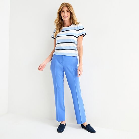 Liz Claiborne Audra Curvy Womens Straight Mid Rise Trouser