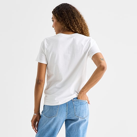 A.N.A Womens Round Neck Short Sleeve T-Shirt