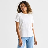 A.N.A Womens Round Neck Short Sleeve T-Shirt