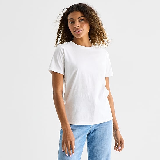 A.N.A Womens Round Neck Short Sleeve T-Shirt