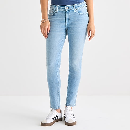 A.N.A Womens Mid Rise Skinny Fit Jean