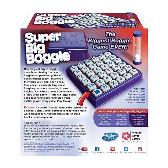 Winning Moves Super Big Boggle