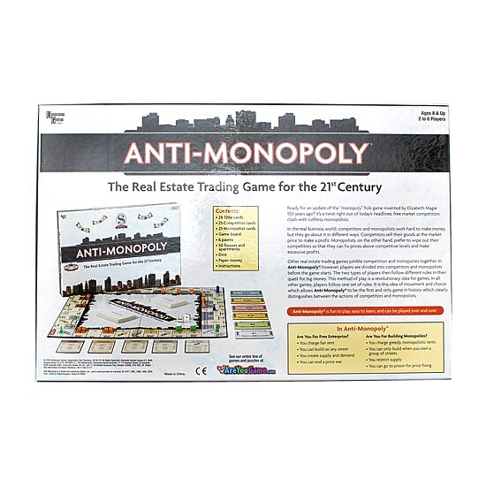 Anti-Monopoly Game