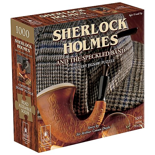 University Games Sherlock Holmes & The Speckled Band Mystery Jigsaw Puzzle: 1000 Pcs, One Size, Multi