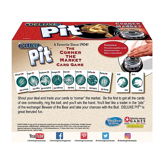 Winning Moves Deluxe Pit Card Game Card Game