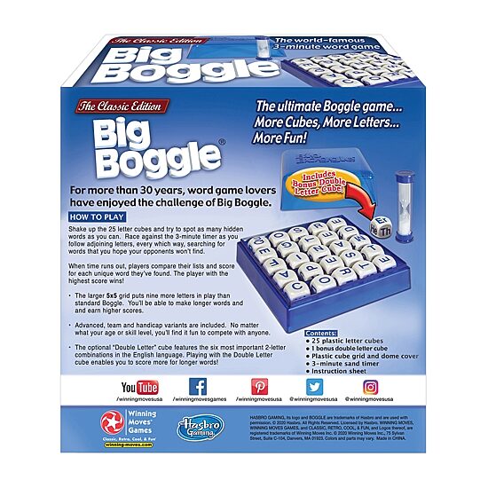 Winning Moves Big Boggle