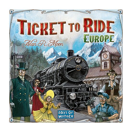 Days Of Wonder Ticket To Ride Europe Board Game