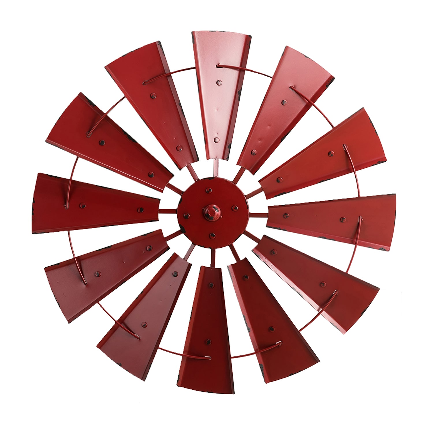 Glitzhome Vintage Wind Spinner Wall Sign