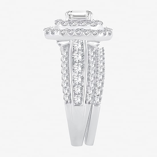 Signature By Modern Bride 2 CT.T.W. Lab-Grown (H-I / SI1-SI2) Diamond Engagement Ring in 10K or 14K Gold