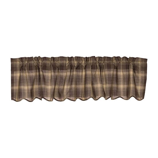Vhc Brands Dawson Star Rod Pocket Scallop Valance