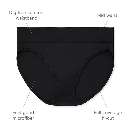 Warners® No Pinching, No Problems® Tailored Hi-Cut Panty- 5138