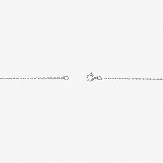 Heart-Shaped Lab-Created Ruby Sterling Silver Pendant Necklace