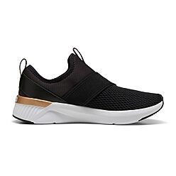 PUMA Softride Harli Womens Slip-On Training Shoes, Color: Black