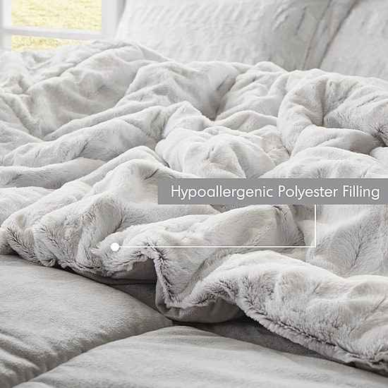 Madison Park Margot Faux Fur Lightweight Comforter Set