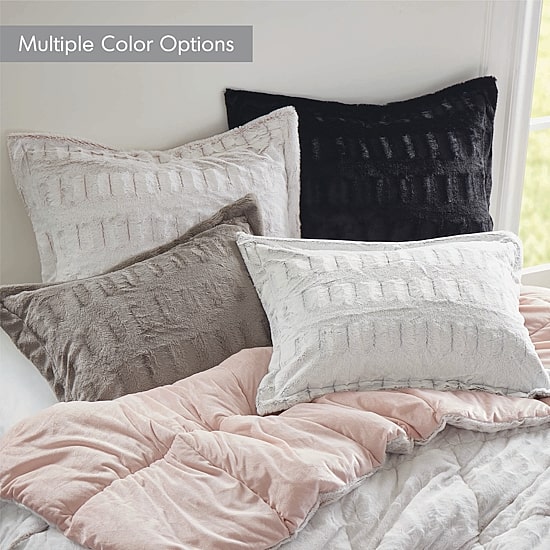 Madison Park Margot Faux Fur Lightweight Comforter Set