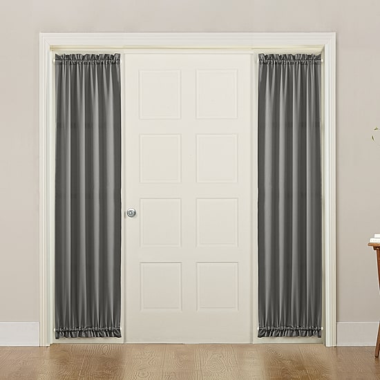 Sun Zero Emory Light-Filtering Rod Pocket Single Sidelight Curtain